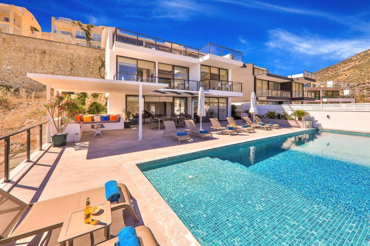 Luxury 5 Bedroom Villa With Heated Infinity Pool & Amazing Sea Views Kas Exterior photo
