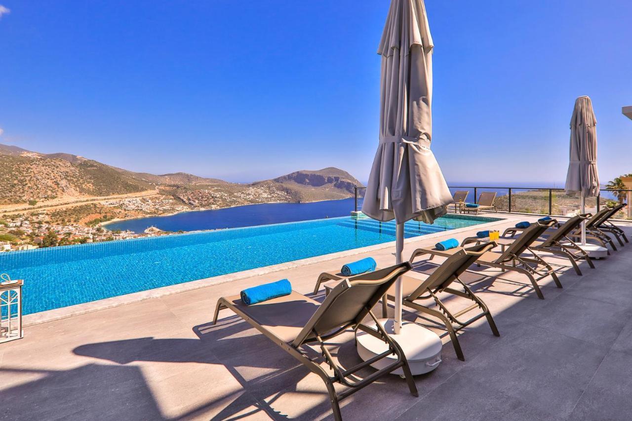 Luxury 5 Bedroom Villa With Heated Infinity Pool & Amazing Sea Views Kas Exterior photo