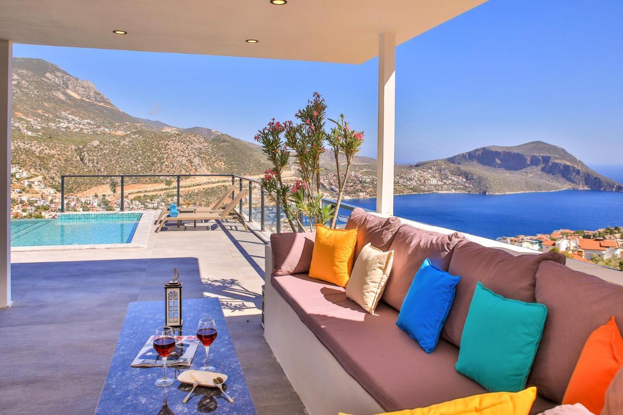 Luxury 5 Bedroom Villa With Heated Infinity Pool & Amazing Sea Views Kas Exterior photo